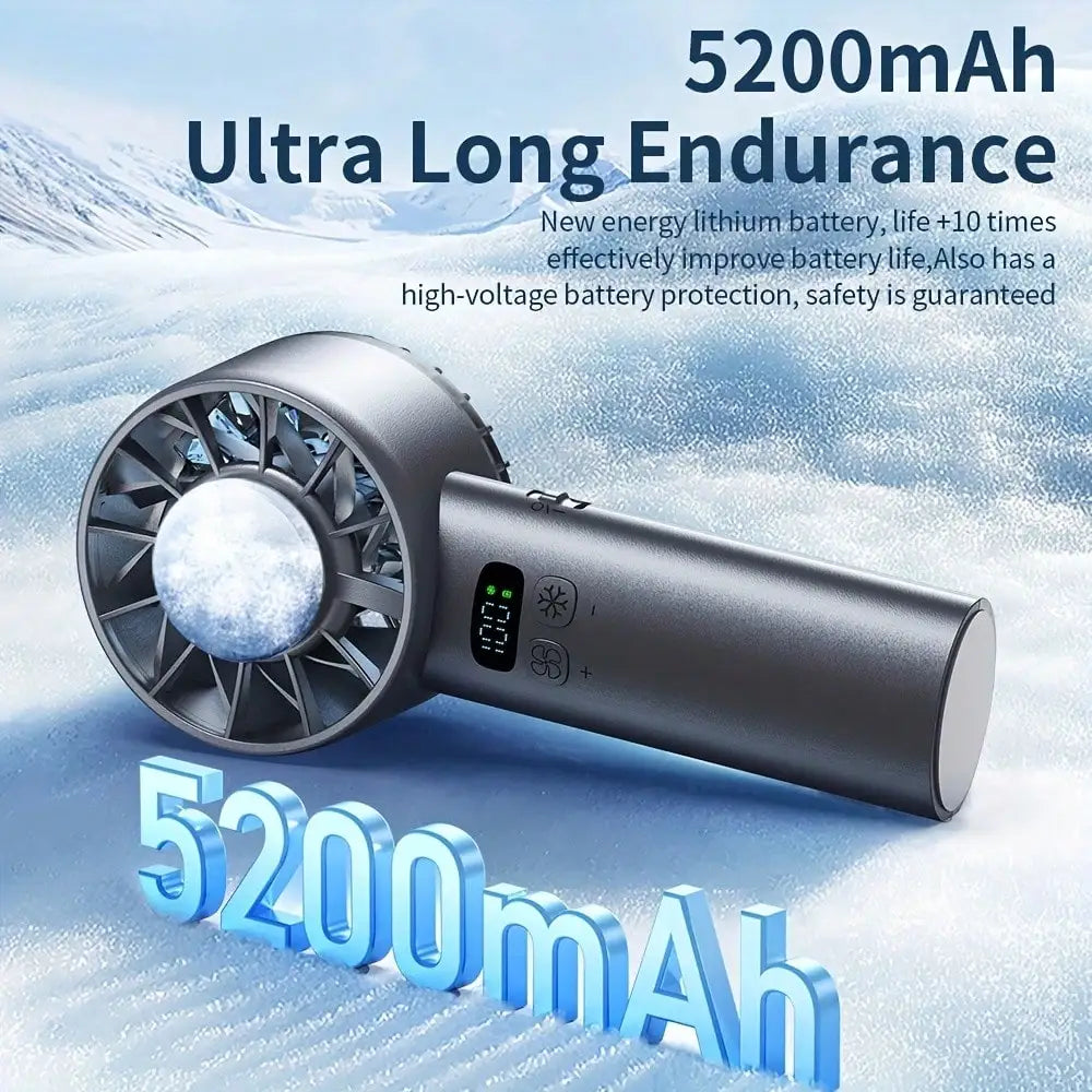 2026 New Cooling Handheld Fan High-Speed Fan Portable USB Mini Fan Summer Cooling,Beach,Travel,Spring Summer Picks,Brides Maid Gifts,Room,Bedroom Deccor,Bedroom Deccor,Beach,Travel,For Men,For Women,Vacation,Cute Stuff,Outdoor  Neck Hanging Dual-Use Fan