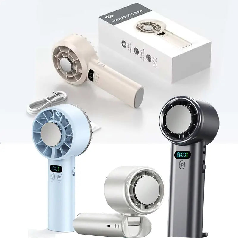 2026 New Cooling Handheld Fan High-Speed Fan Portable USB Mini Fan Summer Cooling,Beach,Travel,Spring Summer Picks,Brides Maid Gifts,Room,Bedroom Deccor,Bedroom Deccor,Beach,Travel,For Men,For Women,Vacation,Cute Stuff,Outdoor  Neck Hanging Dual-Use Fan